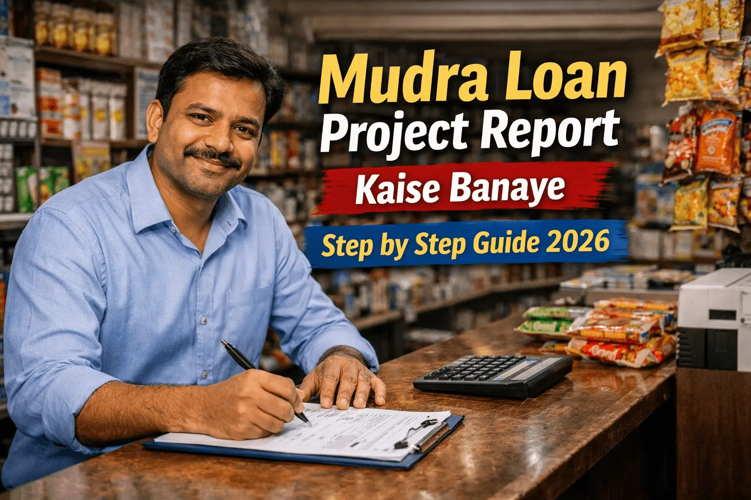 mudra loan project report kaise banaye step by step guide hindi