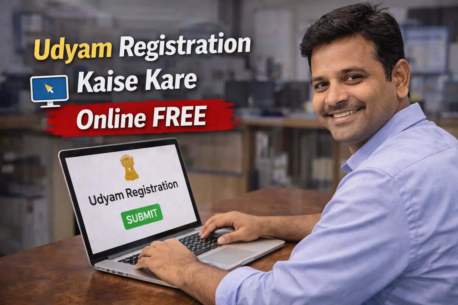 udyam registration kaise kare online free