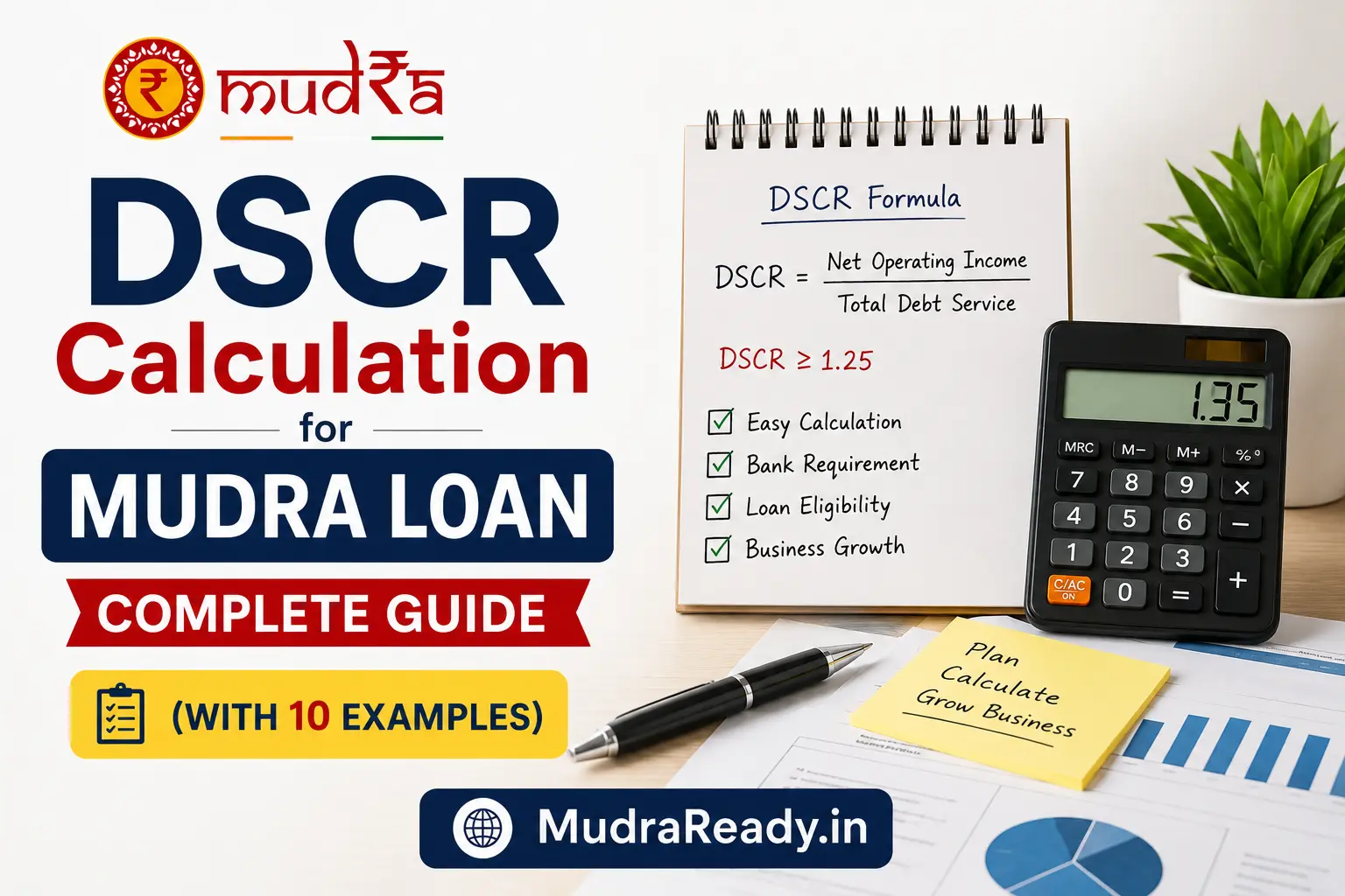 DSCR Calculation for Mudra Loan