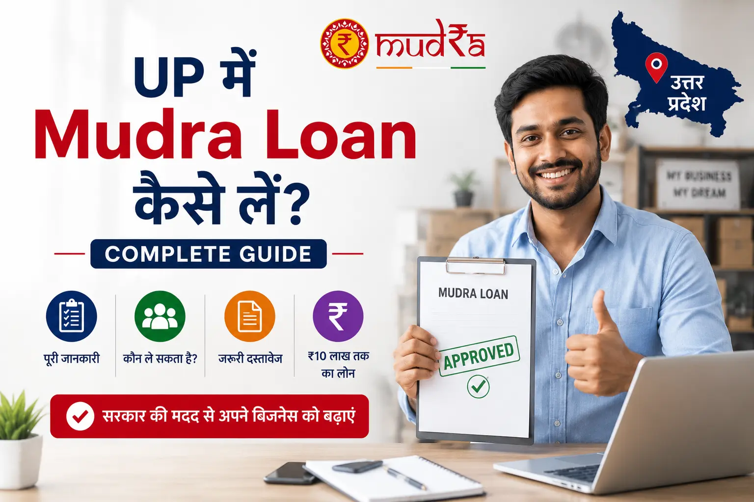 UP Mein Mudra Loan Kaise Lein – Complete Guide