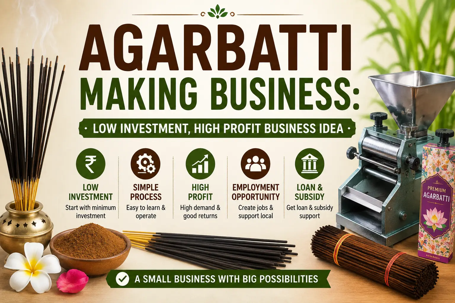 Agarbatti making business shuru karna chahte ho